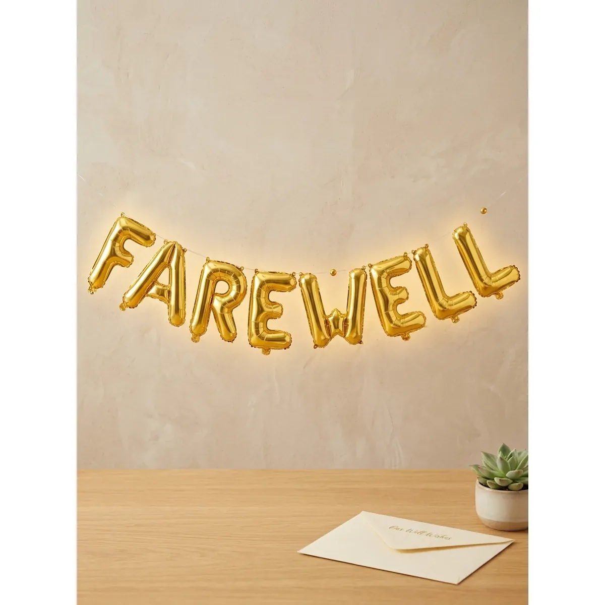 Farewell Foil Balloon Banner