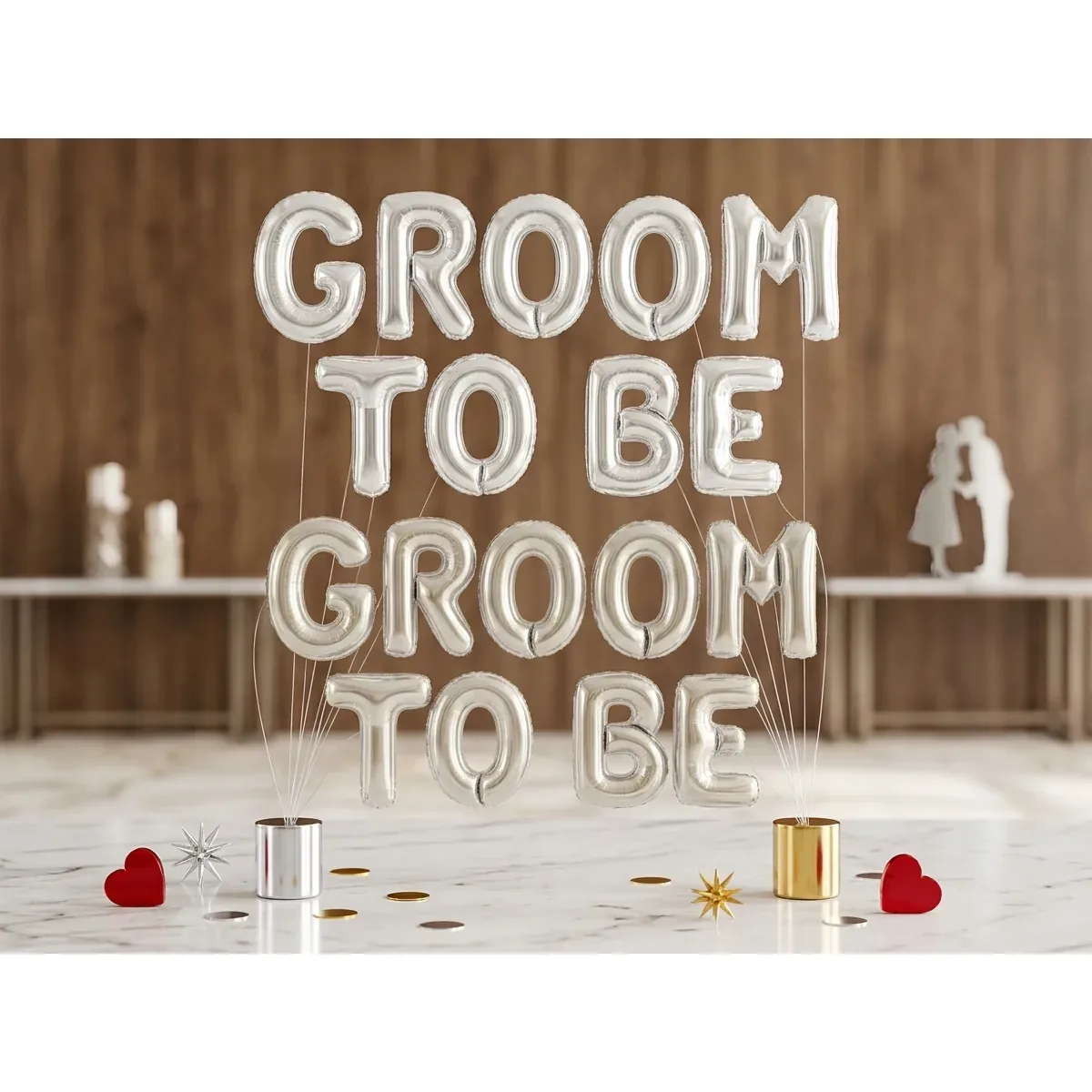 Groom Foil Balloon Set
