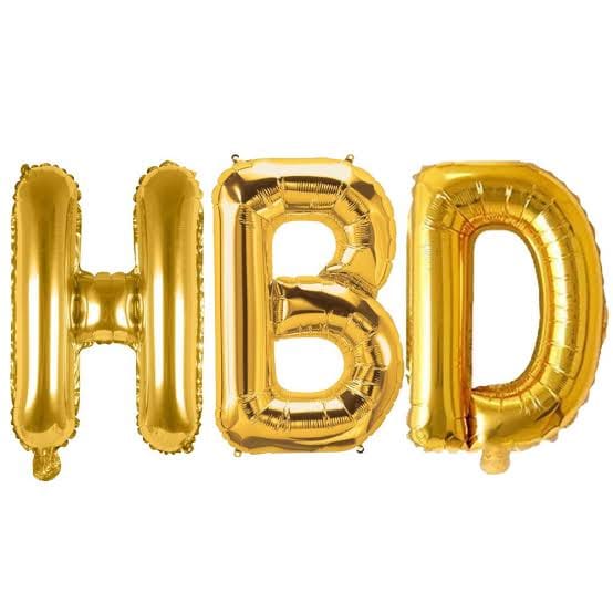 Foil Letter Balloons